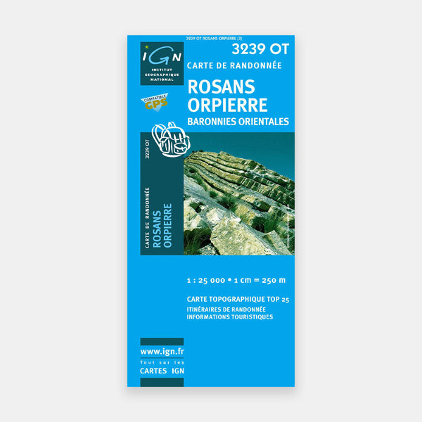 Rosans / Orpierre / Baronnies Orientales 1/25 3239OT