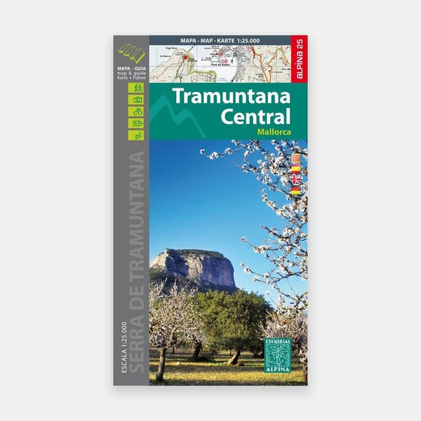 Mallorca - Tramuntana Central GR11 Map & Hiking Guide