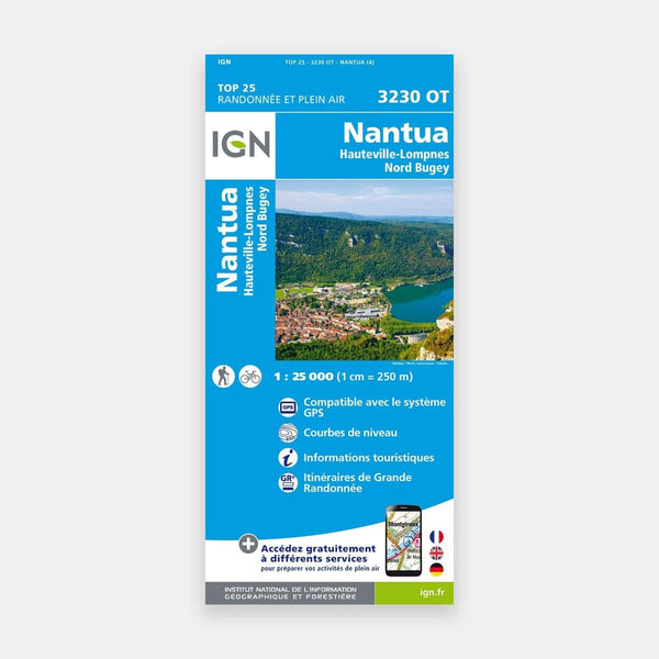 Nantua / Hauteville-Lompnes / Nord Bugey GPS 1/25 3230OT