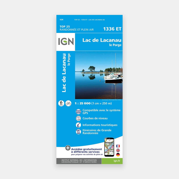 Lac de Lacanau / Le Porge GPS 1/25 1336ET