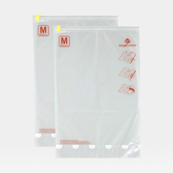 Pack-It Compression Sac Set M-M Clear-Orange