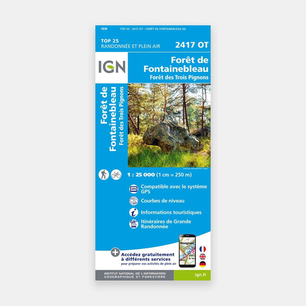 Forêt de Fontainebleau / Forêt des Trois Pignons 1/25 2417OT (2017)
