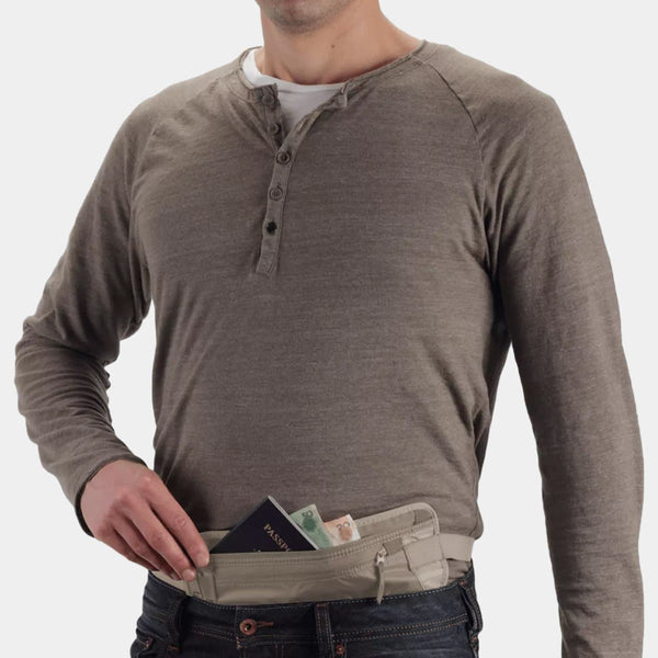 RFID Blocker Money Belt DLX