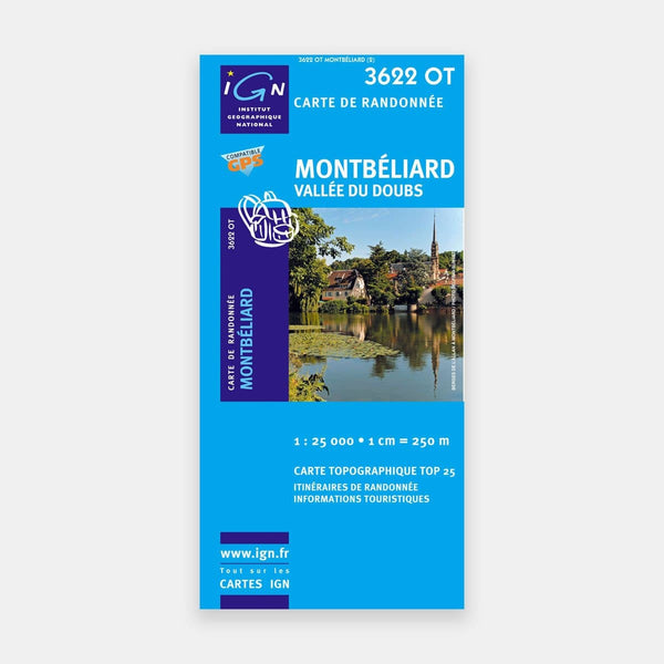 Montbéliard / Vallée du Doubs GPS 1/25 3622OT
