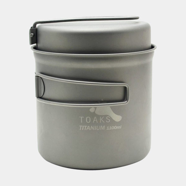 Titanium 1100ml Pot With Pan