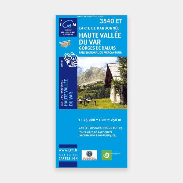 Haute Vallée du Var / Gorges de Daluis GPS 1/25 3540ET