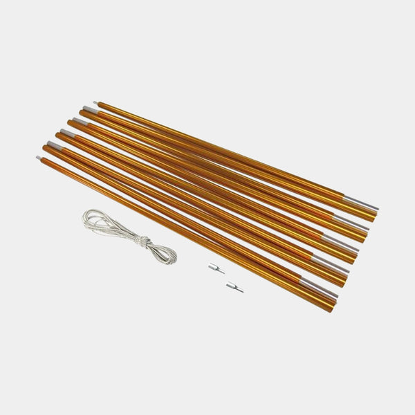 Curved Pole Alu Replacement Set 8.5mm (10pcs)