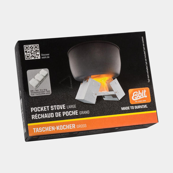 Pocket Stove Large incl. 12x14g Solid Fuel
