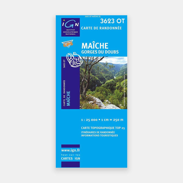 Maiche / Gorges du Doubs GPS 1/25 3623OT