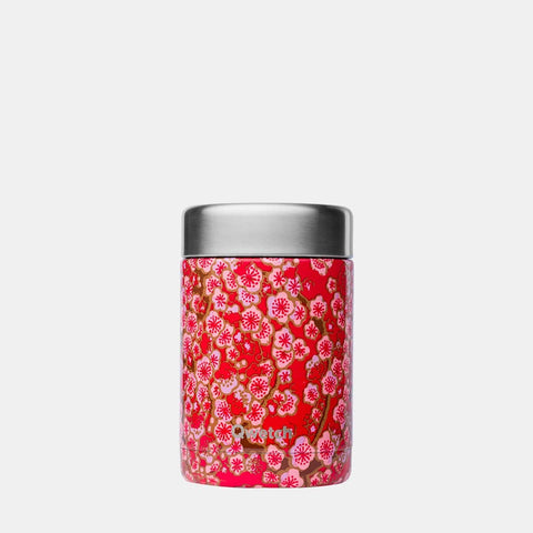 Boîte Repas Isotherme Inox Flowers Rouge 340ml