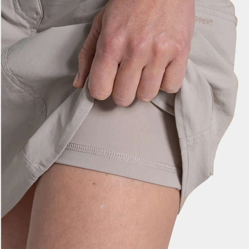 NosiLife Pro Cargo Skort Women SoftMushroom