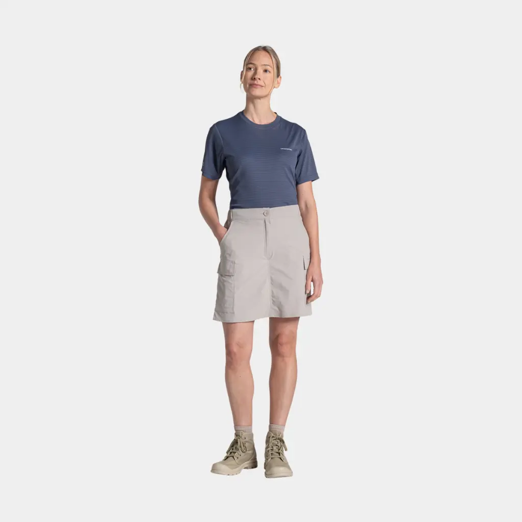NosiLife Pro Cargo Skort Women SoftMushroom