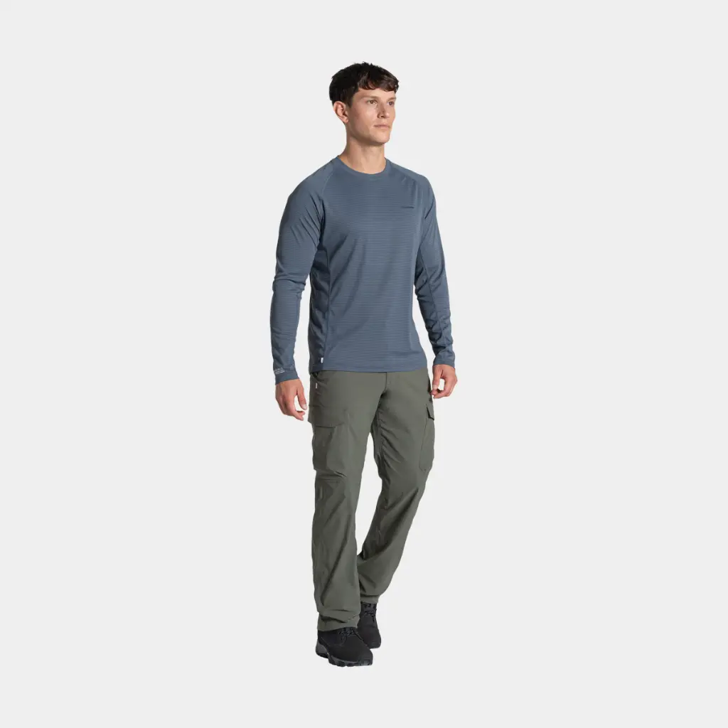 NosiLife SolarShield+ Long Sleeved T-Shirt Dark Pewter