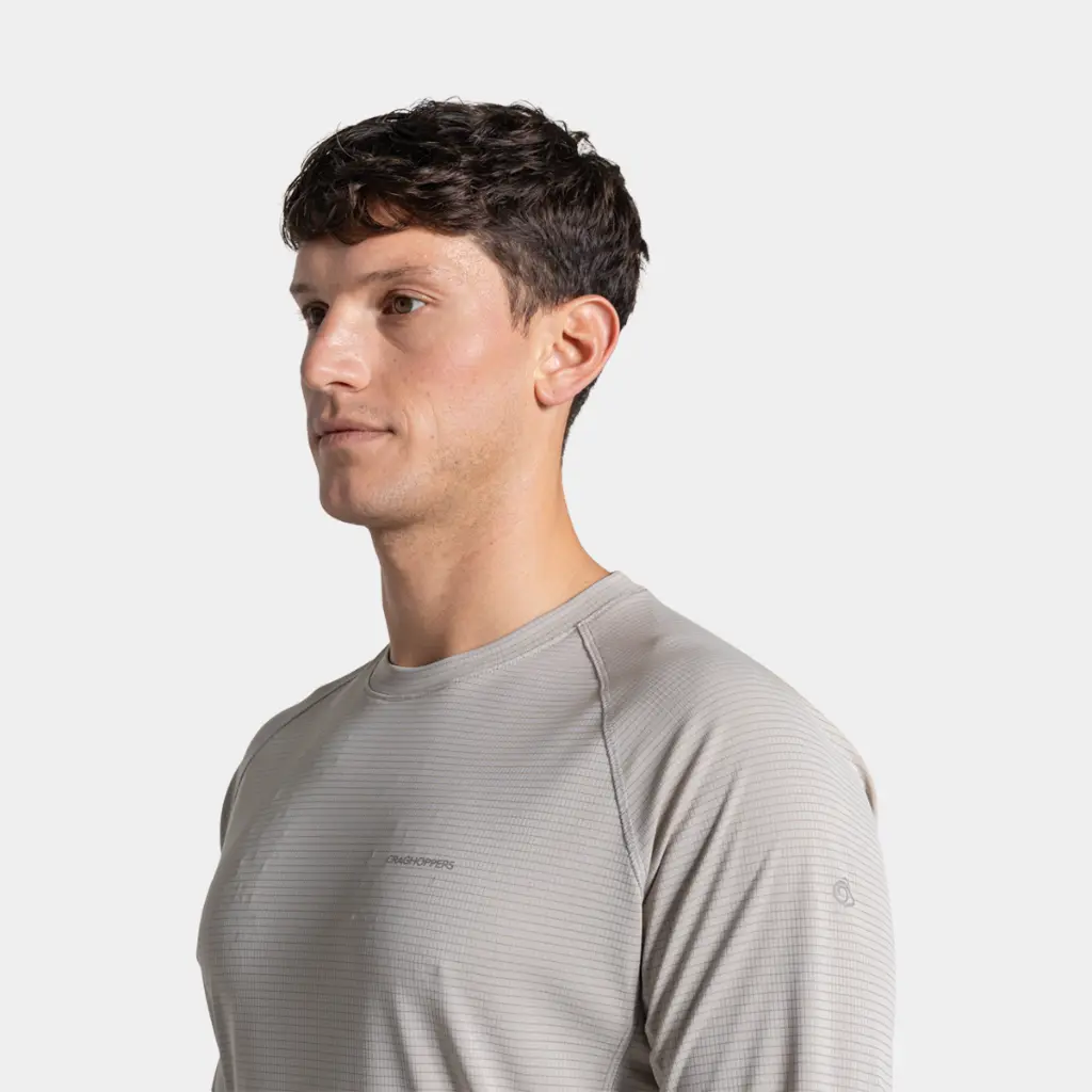 NosiLife SolarShield+ Long Sleeved T-Shirt Parchment