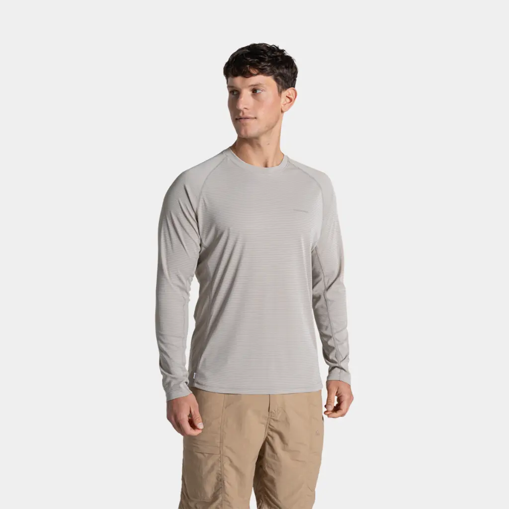 NosiLife SolarShield+ Long Sleeved T-Shirt Parchment