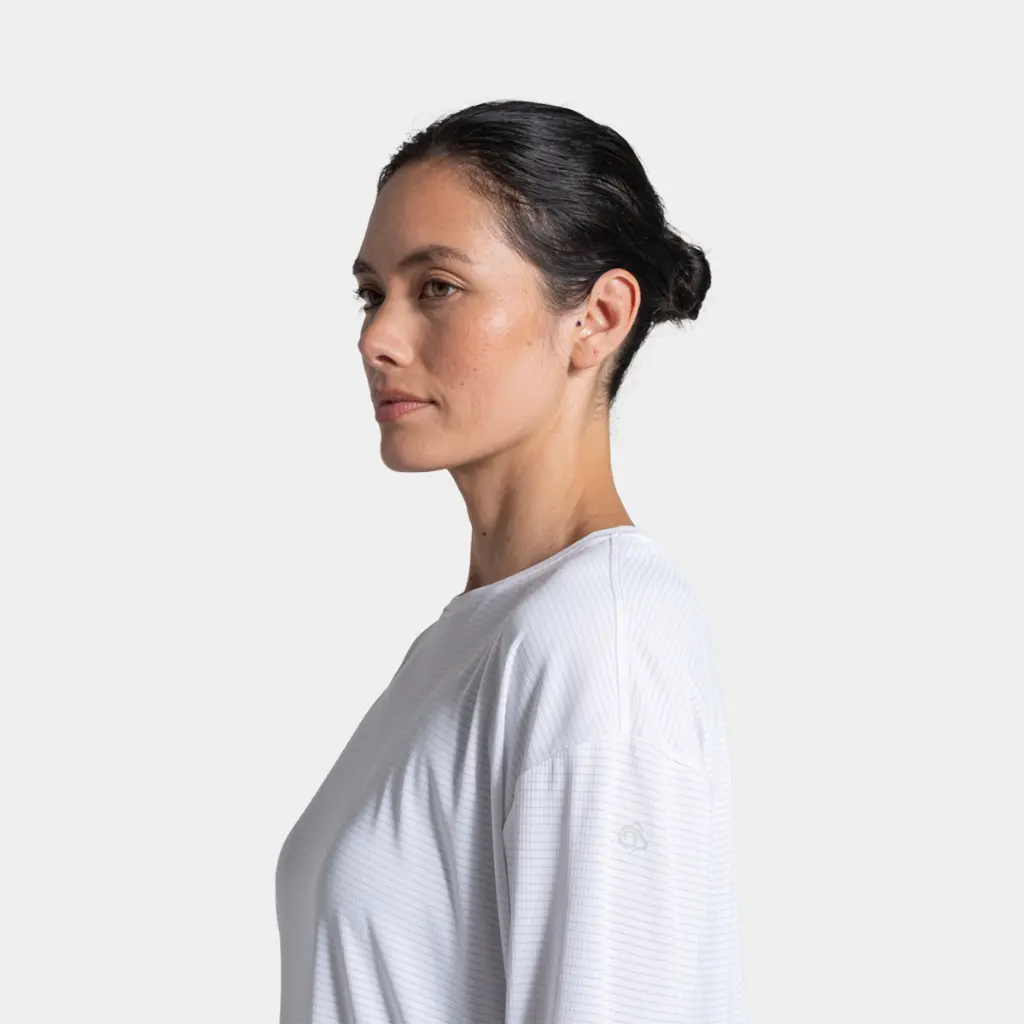 NosiLife SolarShield+ Long Sleeved T-Shirt Women White