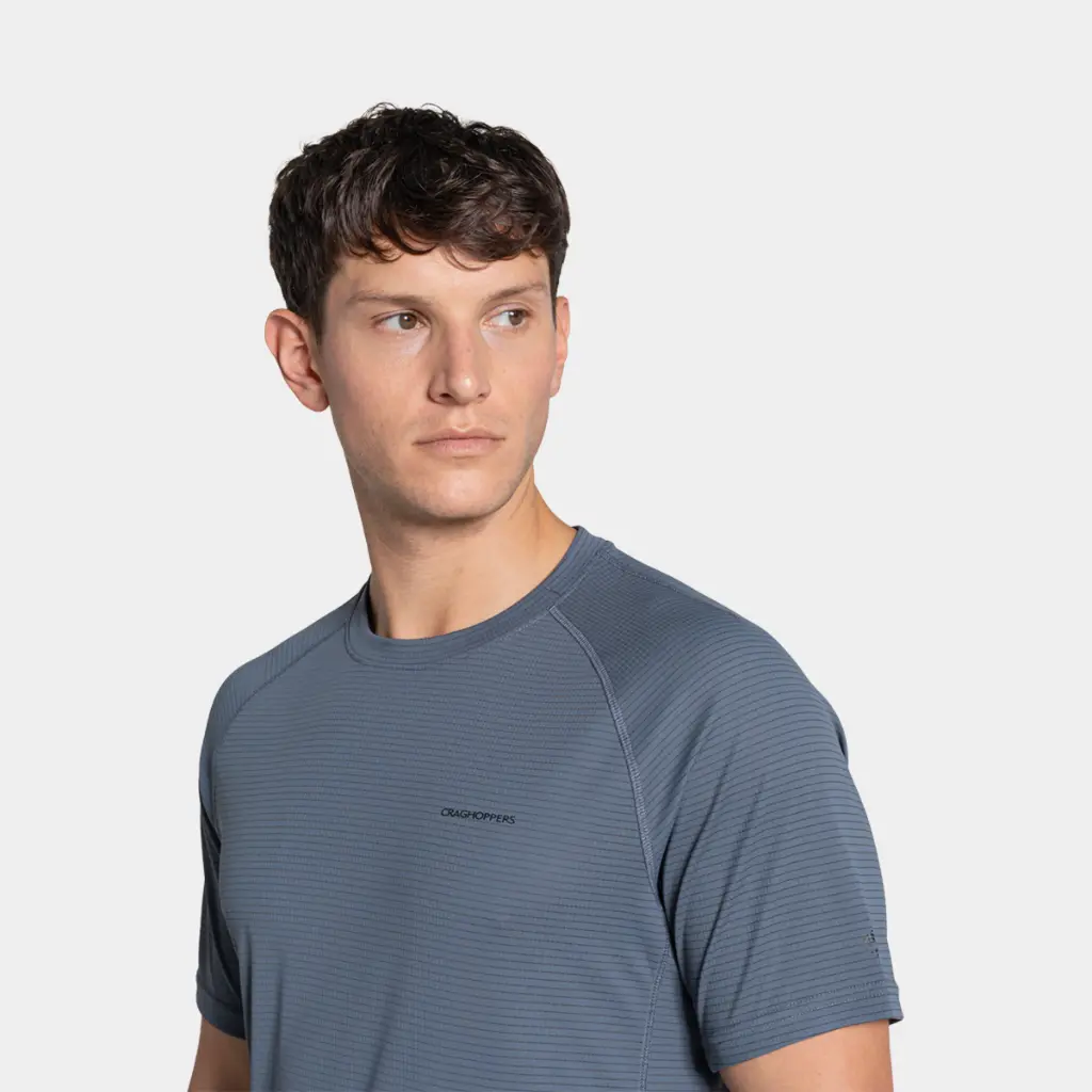 NosiLife SolarShield+ Short Sleeved T-Shirt Dark Pewter