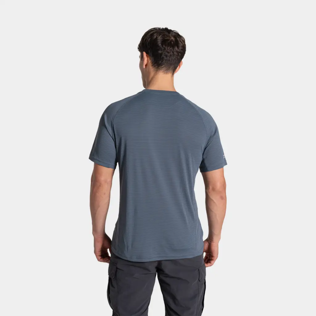 NosiLife SolarShield+ Short Sleeved T-Shirt Dark Pewter