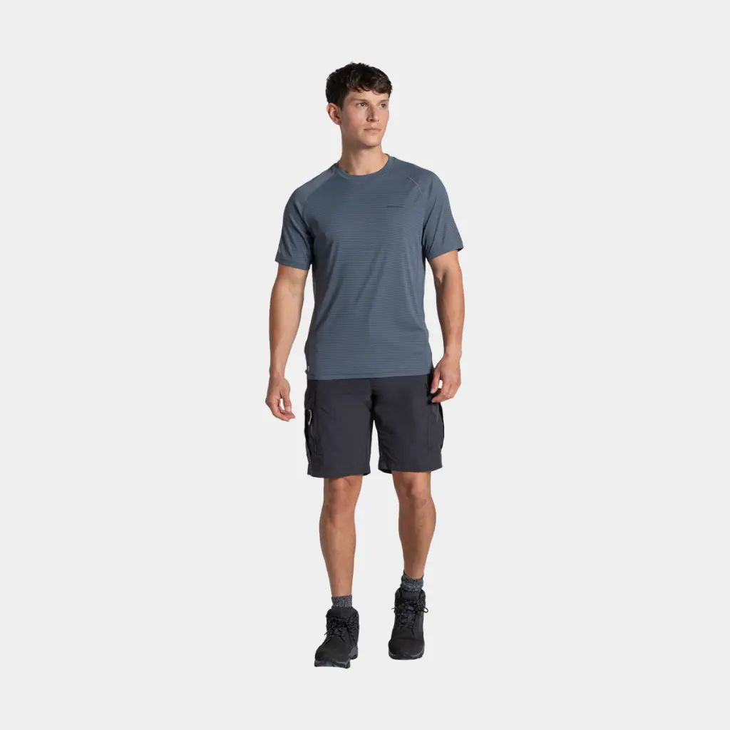 NosiLife SolarShield+ Short Sleeved T-Shirt Dark Pewter