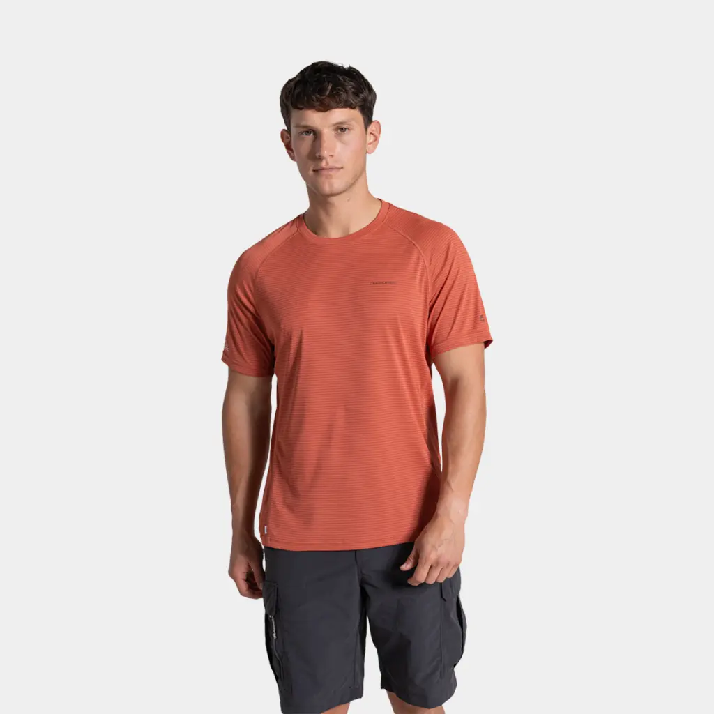 NosiLife SolarShield+ Short Sleeved T-Shirt Dark Sahara