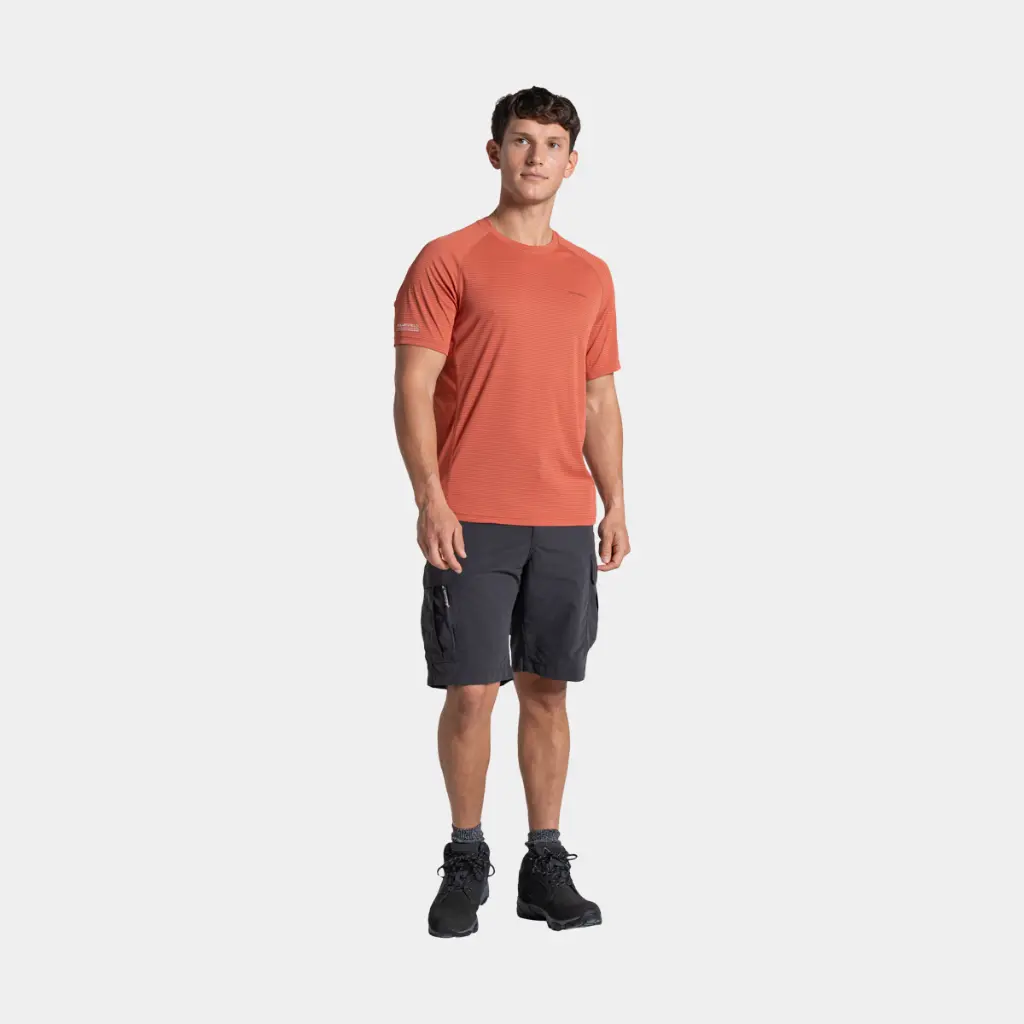 NosiLife SolarShield+ Short Sleeved T-Shirt Dark Sahara