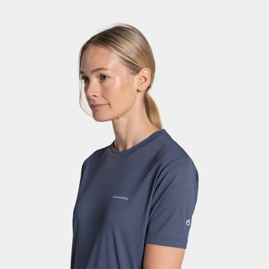 NosiLife SolarShield+ Short Sleeved T-Shirt Women Anthracite