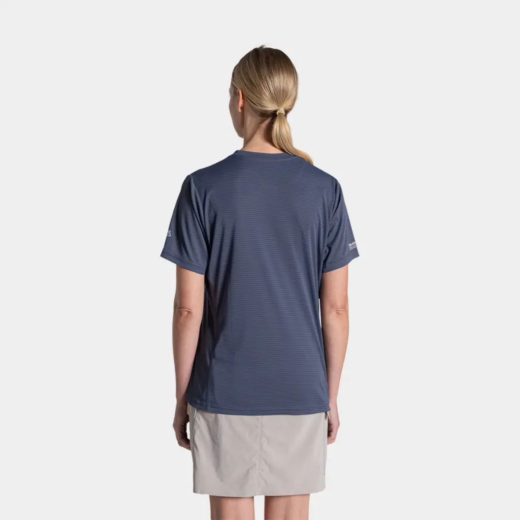 NosiLife SolarShield+ Short Sleeved T-Shirt Women Anthracite