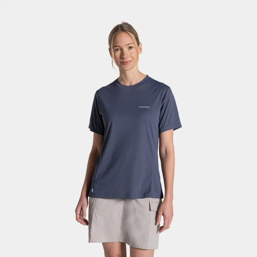 NosiLife SolarShield+ Short Sleeved T-Shirt Women Anthracite