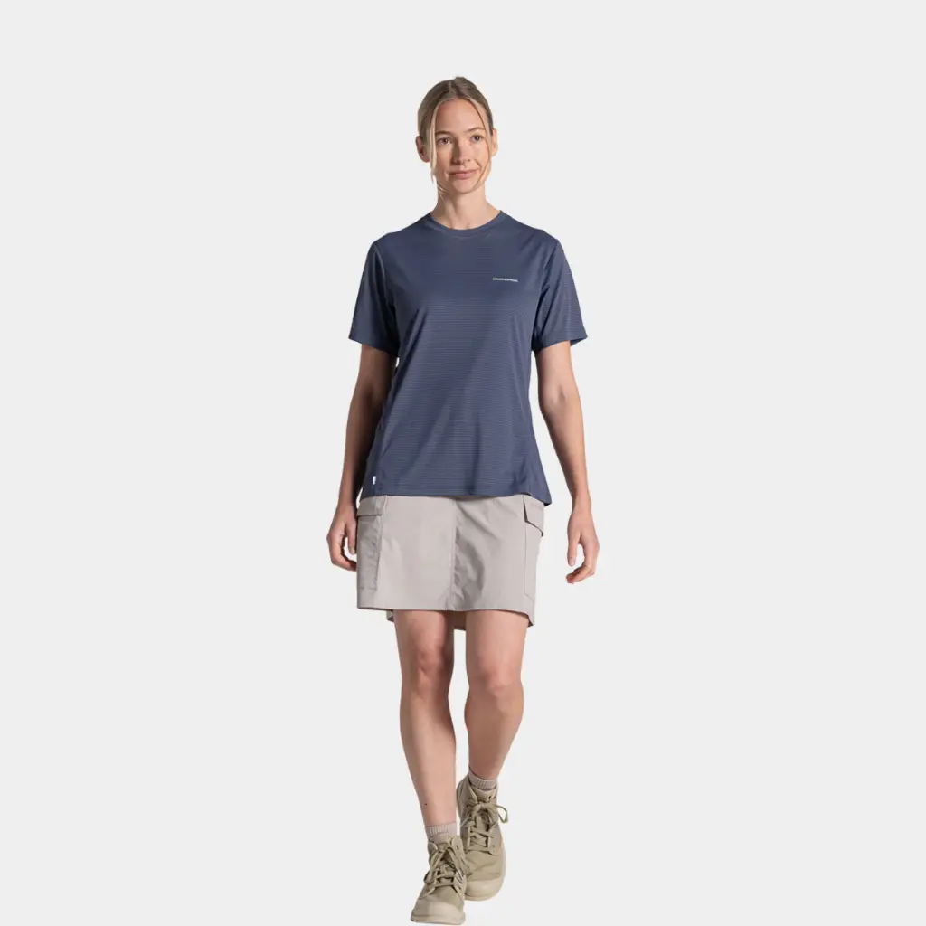 NosiLife SolarShield+ Short Sleeved T-Shirt Women Anthracite