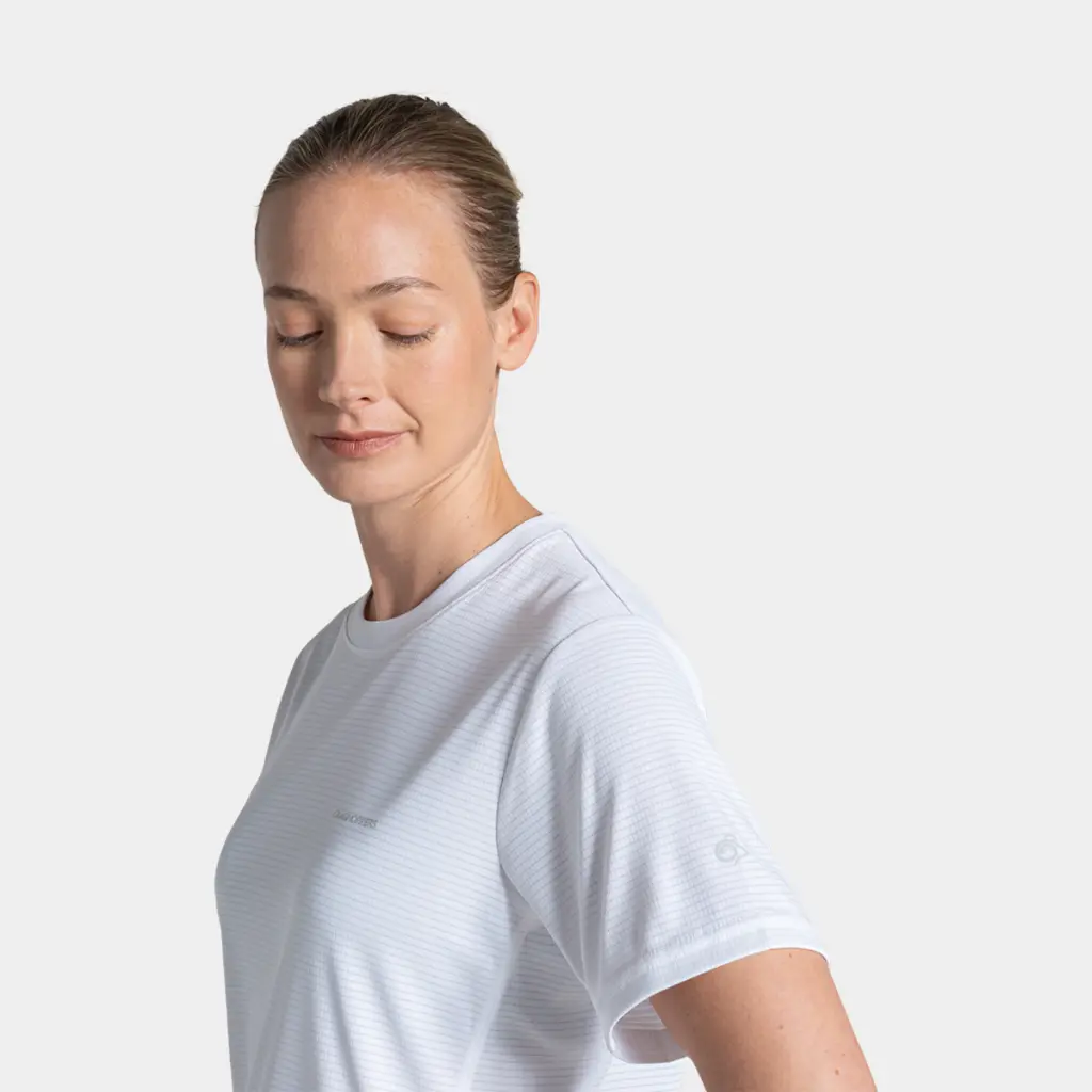 NosiLIfe SolarShield+ Short Sleeved T-Shirt Women White
