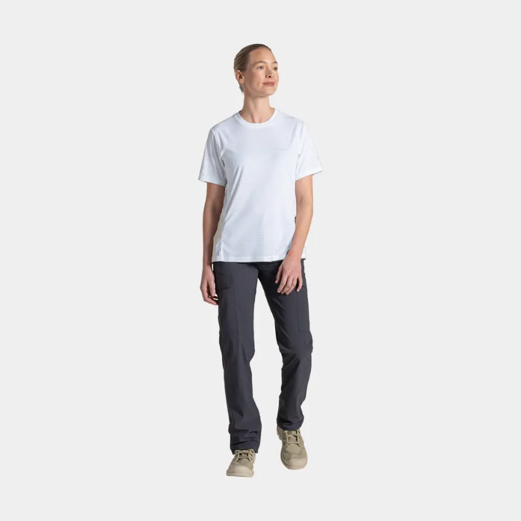NosiLIfe SolarShield+ Short Sleeved T-Shirt Women White