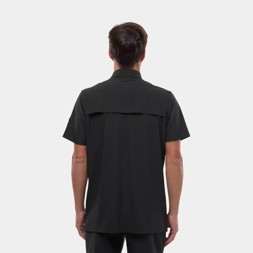 Seneca Stretch Short Sleeves Shirt Black