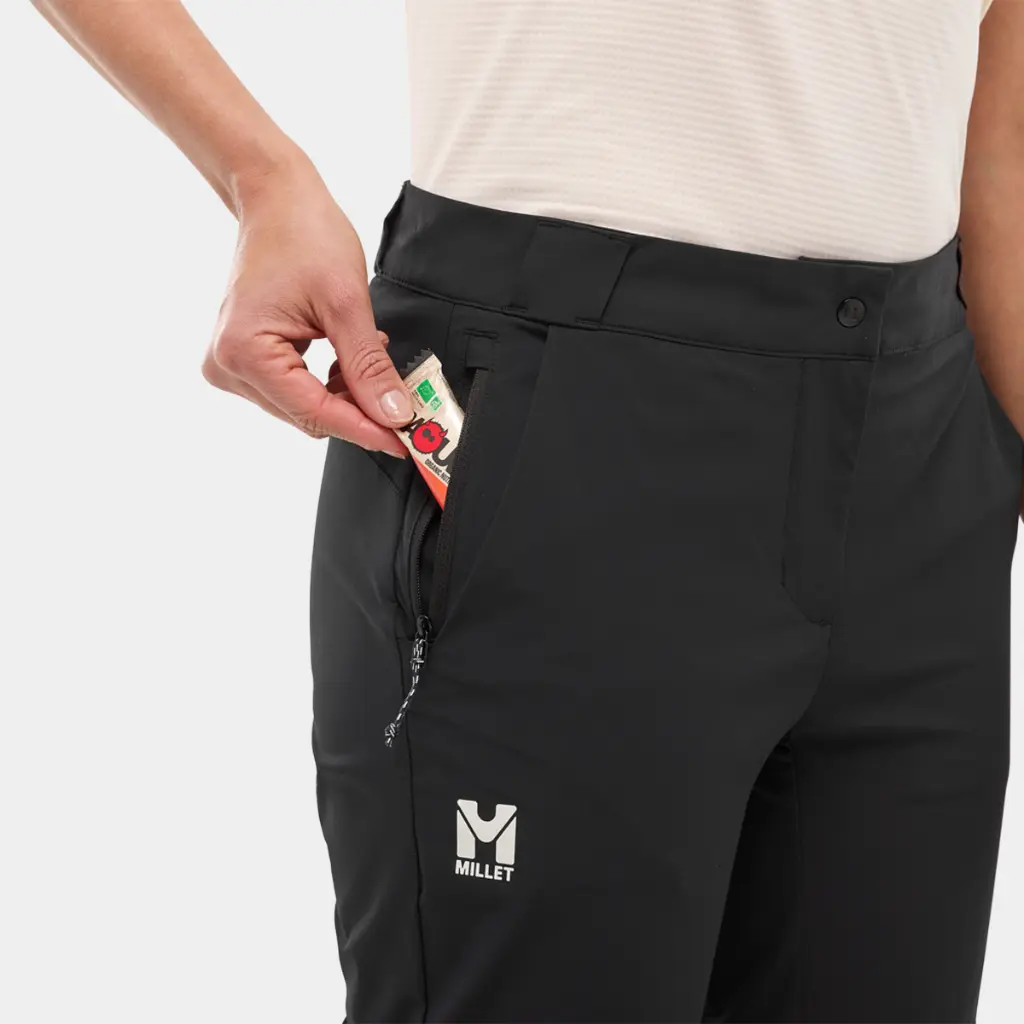 Ubic Stretch Zip Off Pants Women Black