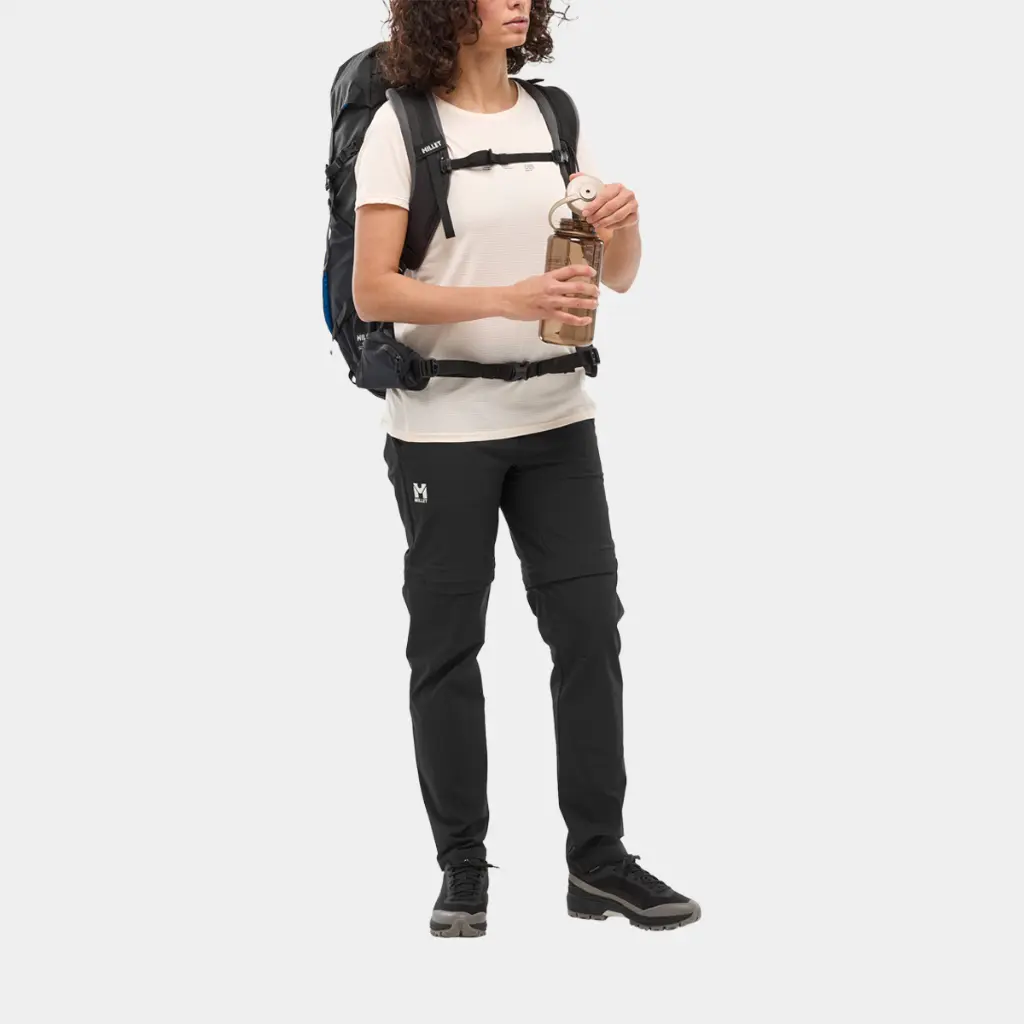 Ubic Stretch Zip Off Pants Women Black