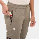 Ubic Stretch Zip Off Pants Women Dorite