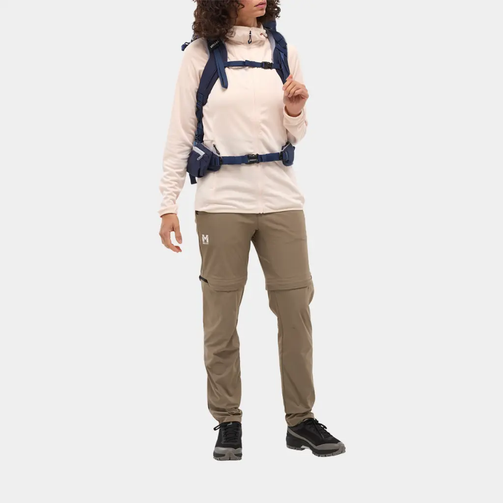 Ubic Stretch Zip Off Pants Women Dorite