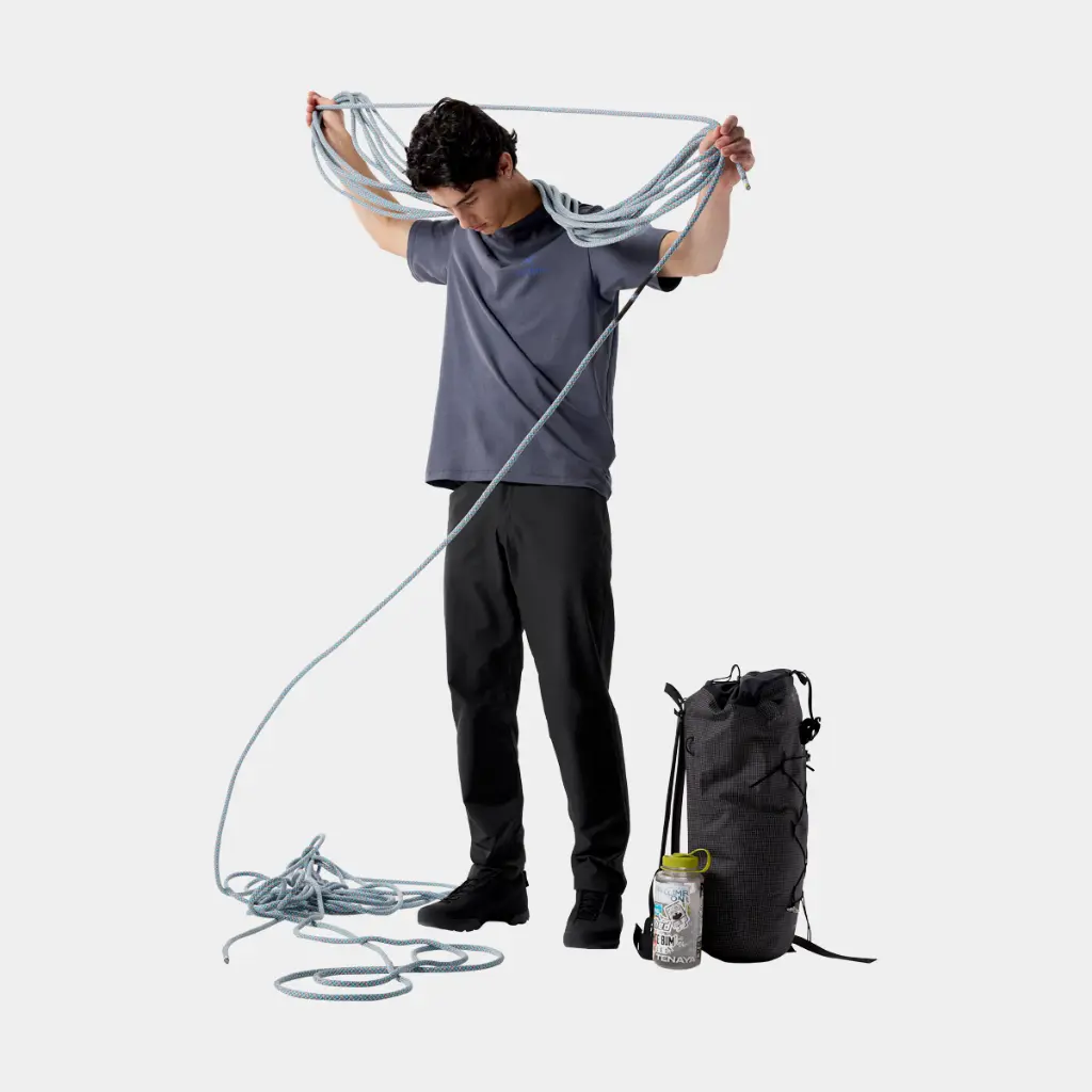 Kragg SL Cotton Bird Word Short Sleeves Dark Stratus / Fluidity