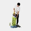 Kragg SL Cotton Bird Word Short Sleeves White Light / Black