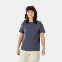 Kragg SL Cotton Emblem Crew Short Sleeves Women Dark Stratus