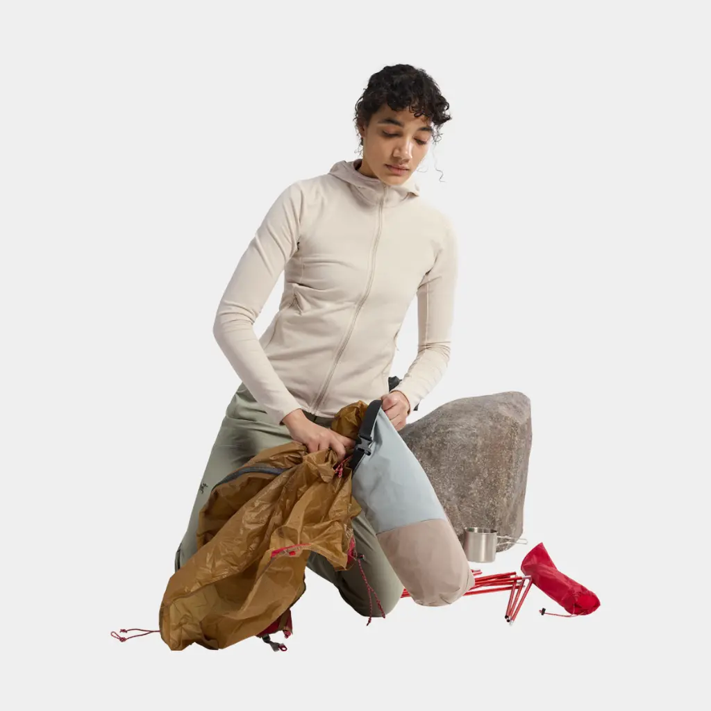 Kyanite LT Hoody Women Sea Salt