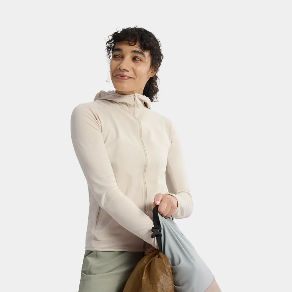 Kyanite LT Hoody Women Sea Salt