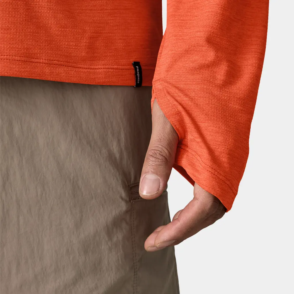 Cap Cool Sun Hoody Coal Orange / Light Coal Orange X-Dye