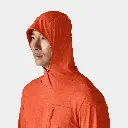 Cap Cool Sun Hoody Coal Orange / Light Coal Orange X-Dye