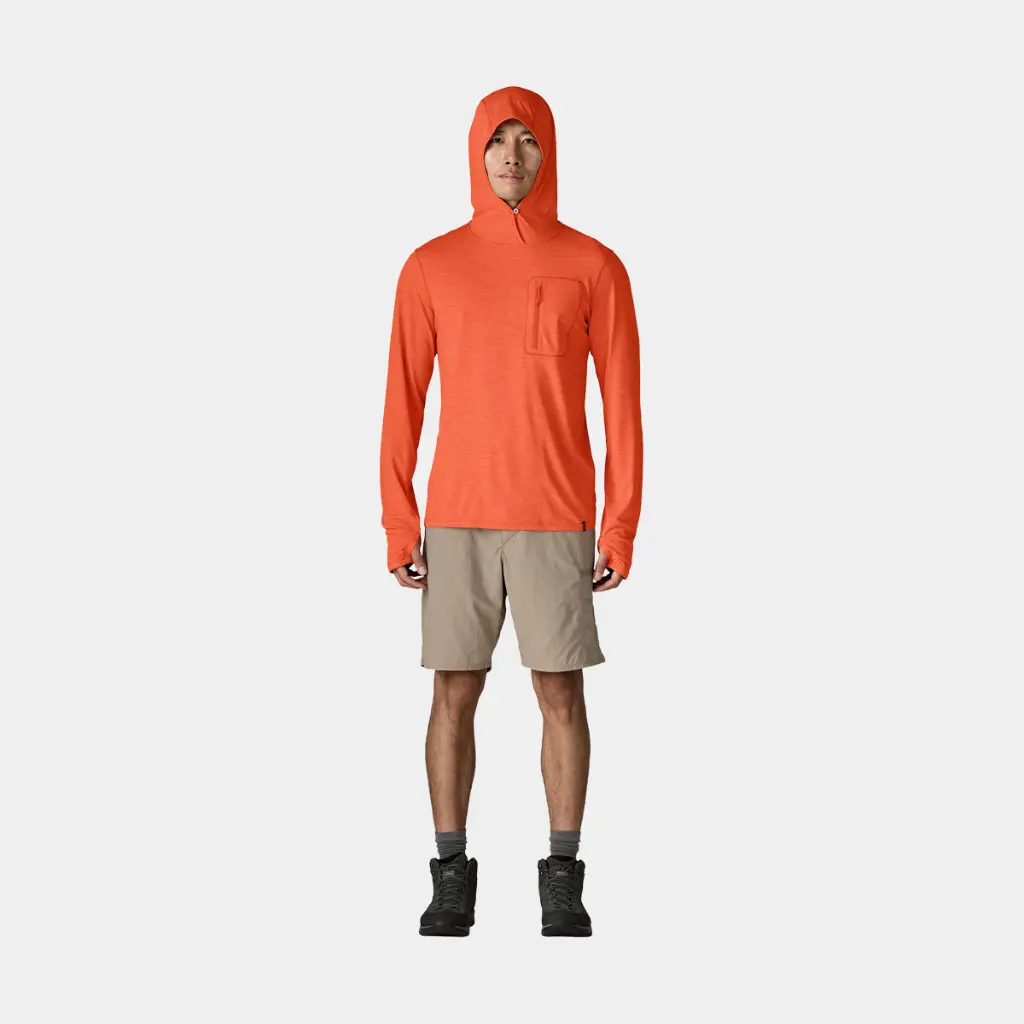 Cap Cool Sun Hoody Coal Orange / Light Coal Orange X-Dye