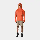 Cap Cool Sun Hoody Coal Orange / Light Coal Orange X-Dye