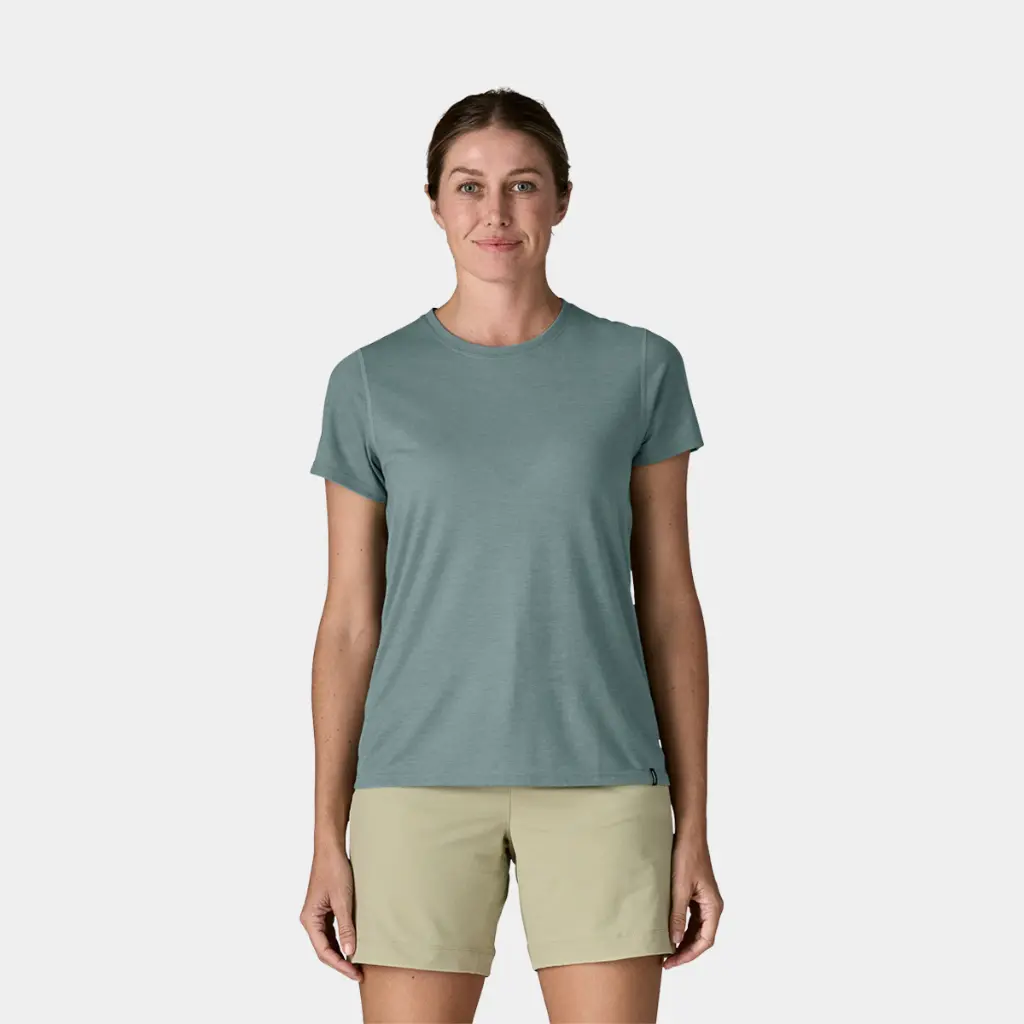 Cap Cool Trail Shirt Women Blue Sage