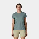 Cap Cool Trail Shirt Women Blue Sage