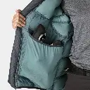 Durable Down Parka Women Smolder Blue