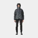 Durable Down Parka Women Smolder Blue