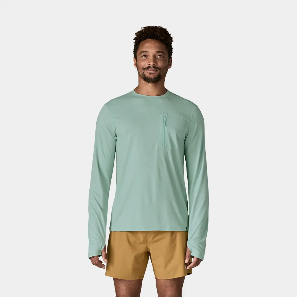 Long SLeeves Cap Cool Sun Shirt Thermal Blue / Thin Ice X-Dye
